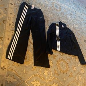 Adidas Black Track Pantsuit $60 S/M